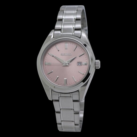 Seiko Conceptual Pink Dial Stainless Steel Ladies Watch SUR529P1 - Picture 1 of 2
